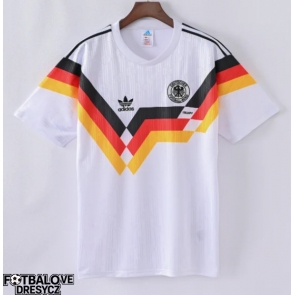Německo 1990 Retro Domácí Dres Krátký Rukáv Německo 1990 Retro Domácí Dres Krátký Rukáv